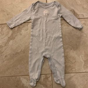 3-6 Burt’s bees footed one piece